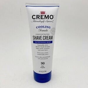 Cremo Cooling Formula‎ Shave Cream, Refreshing Mint 6 oz New